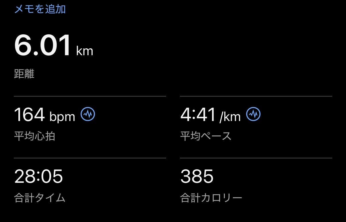 ラン詳細サマリー