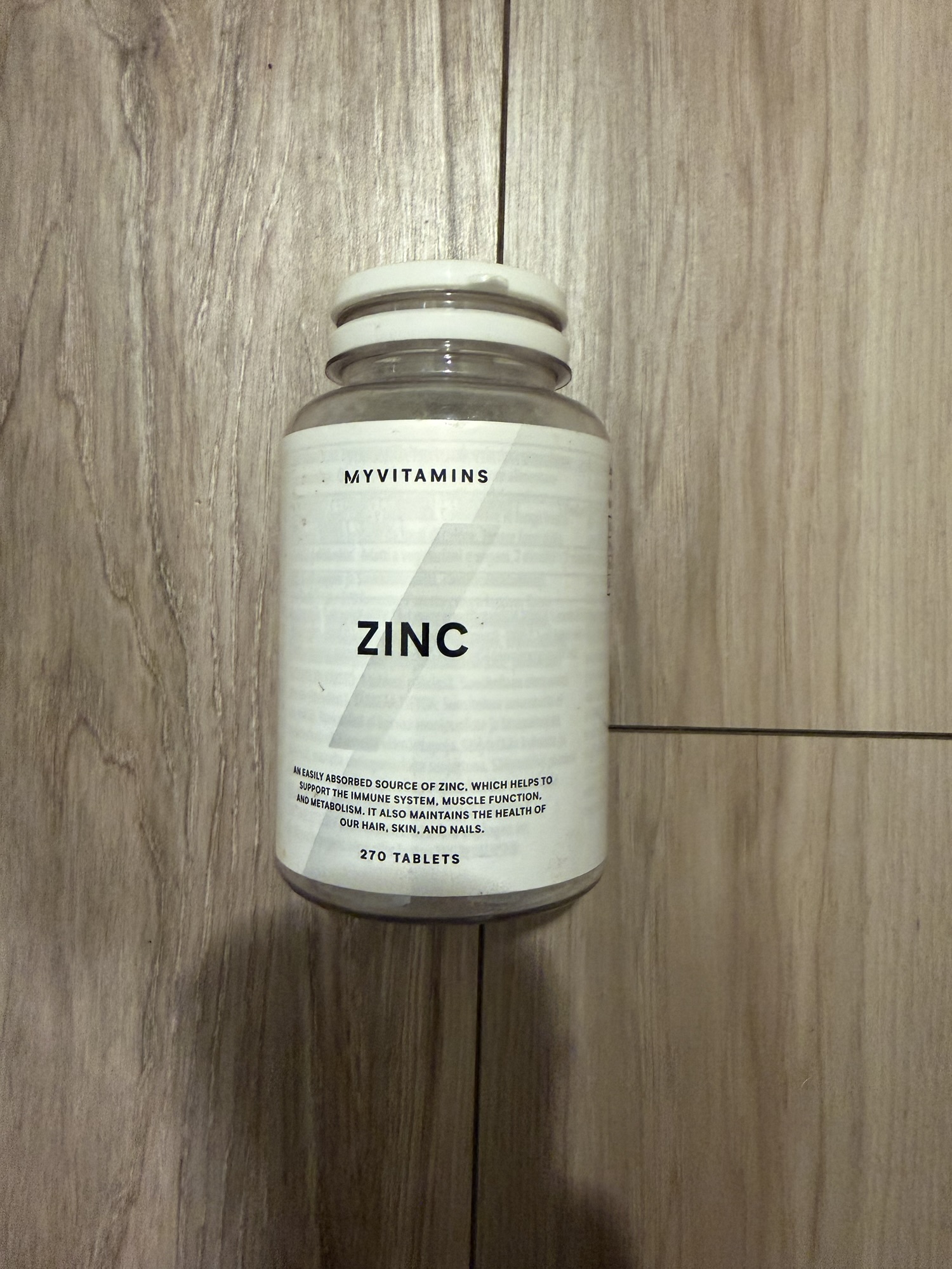 マイプロテイン MYVITAMINS ZINC 270錠
